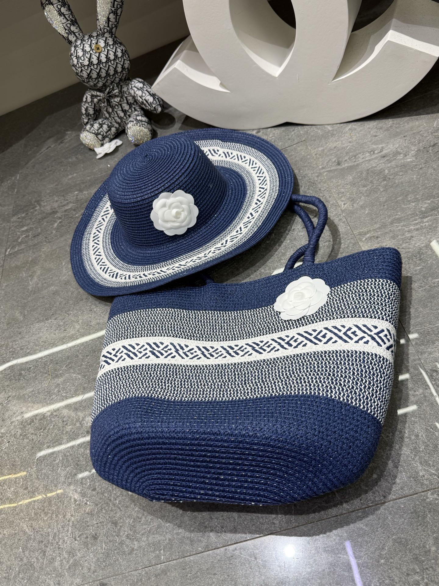 CC Tote Bag & Hat Set Plant Grass 209738