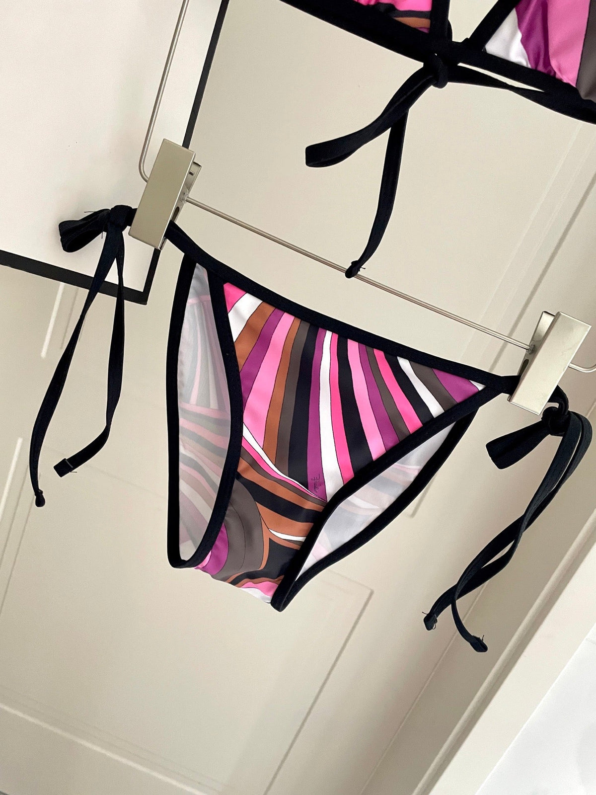 Pucci Printed Two-Piece Bikini Multicolor Cotton Blend 149641