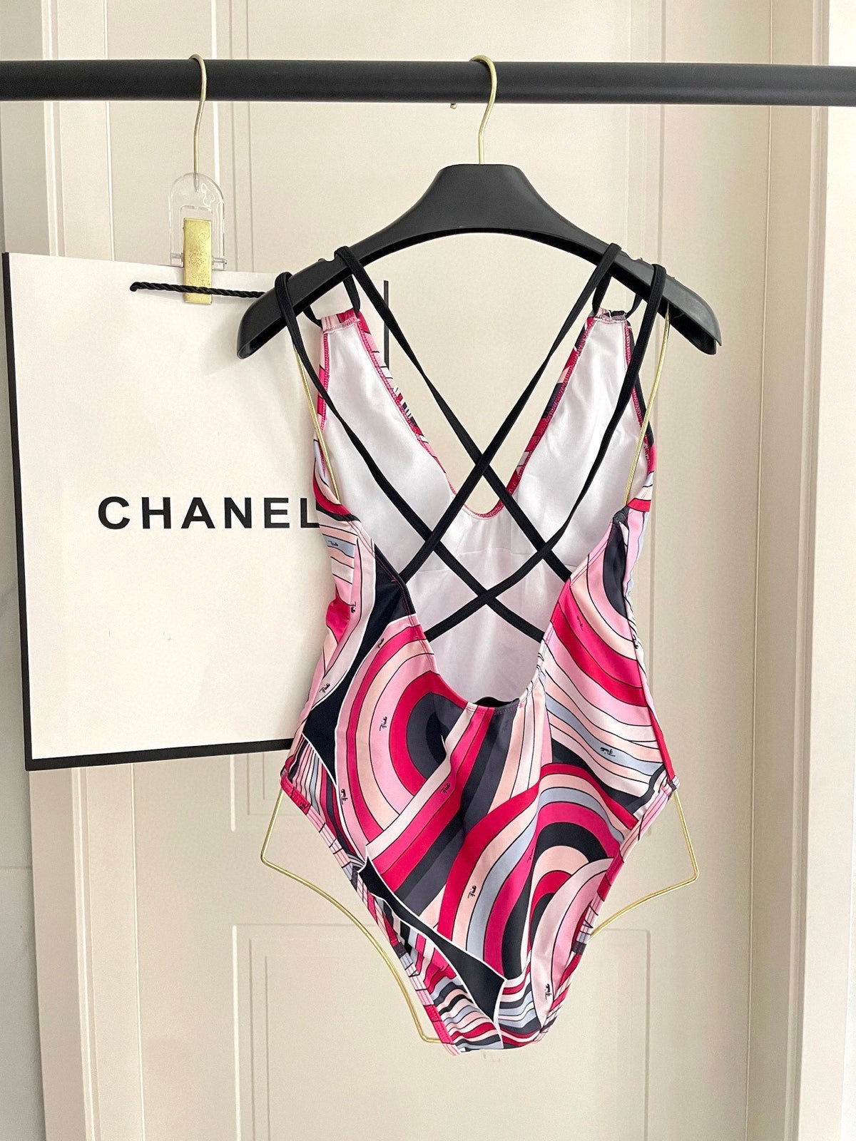 Pucci One-Piece Swimsuit Cotton Blend 882401