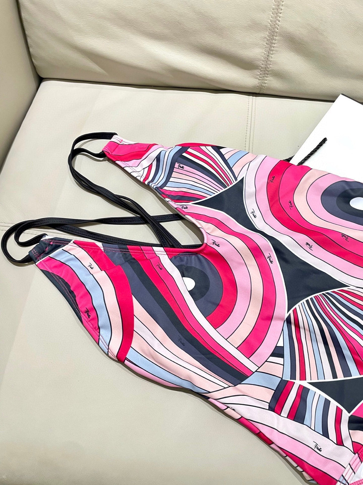 Pucci One-Piece Swimsuit Cotton Blend 882401