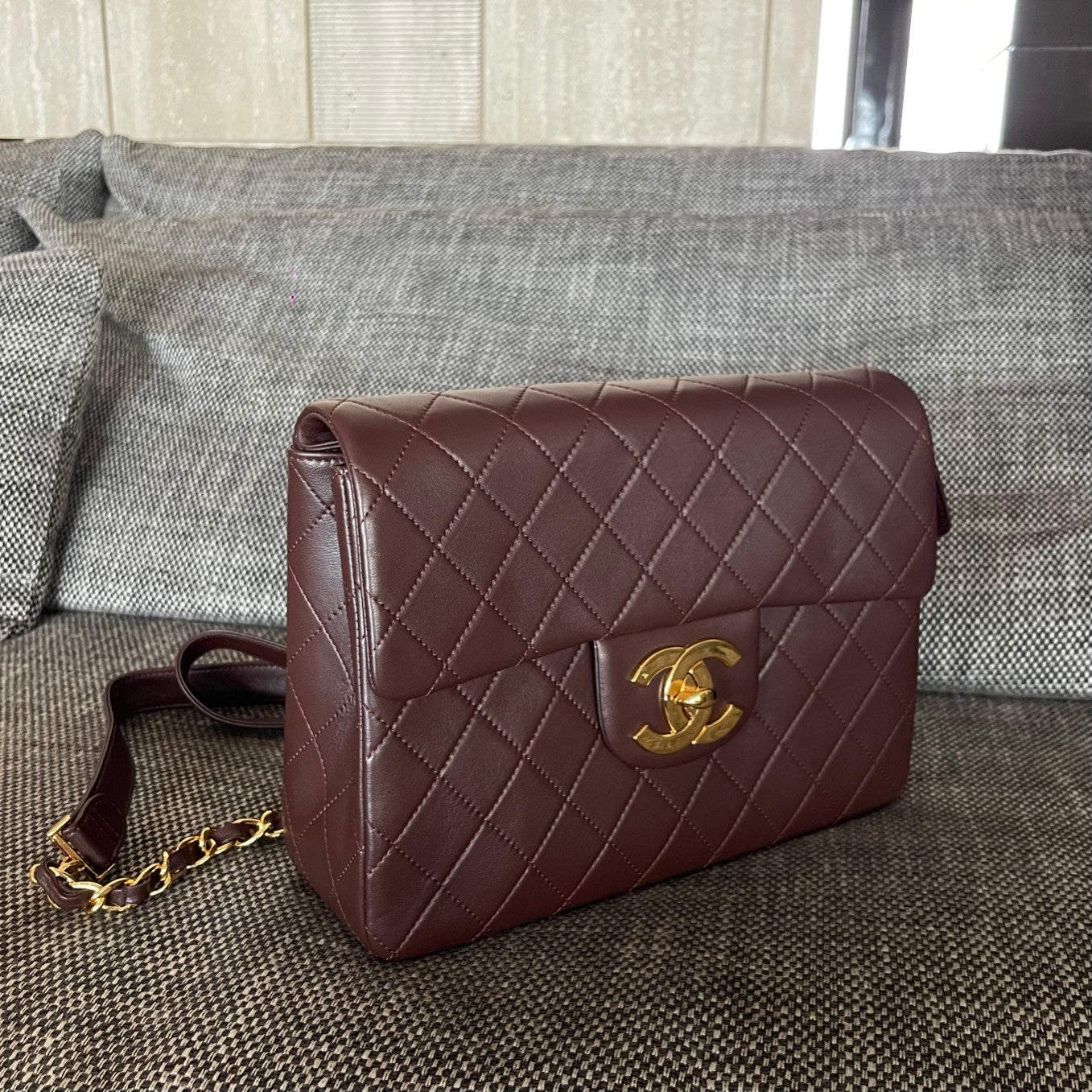 CC Vintage Classic Timeless Backpack 28cm Quilted Lambskin