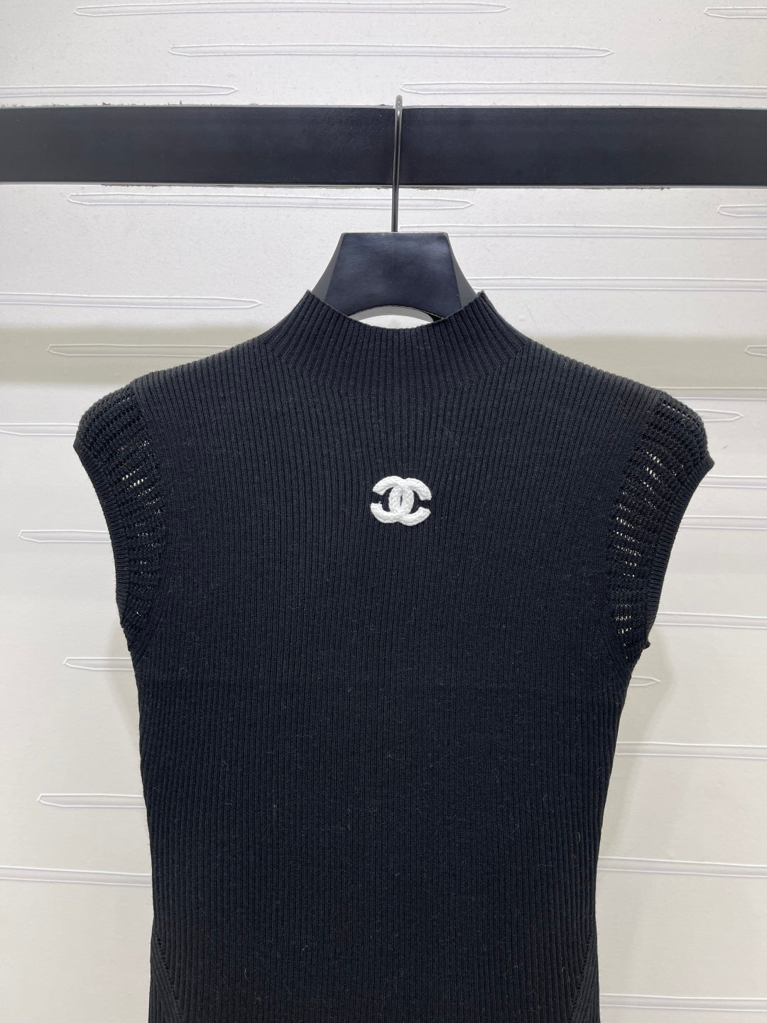 CC Ribbed Knit Tank Top Wool 406422