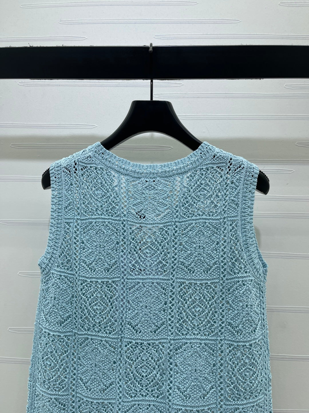 CC Openwork Knit Sleeveless Vest Tencel 406444