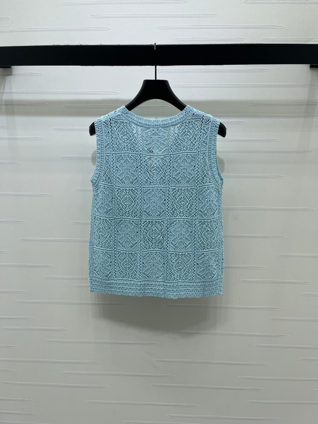 CC Openwork Knit Sleeveless Vest Tencel 406444
