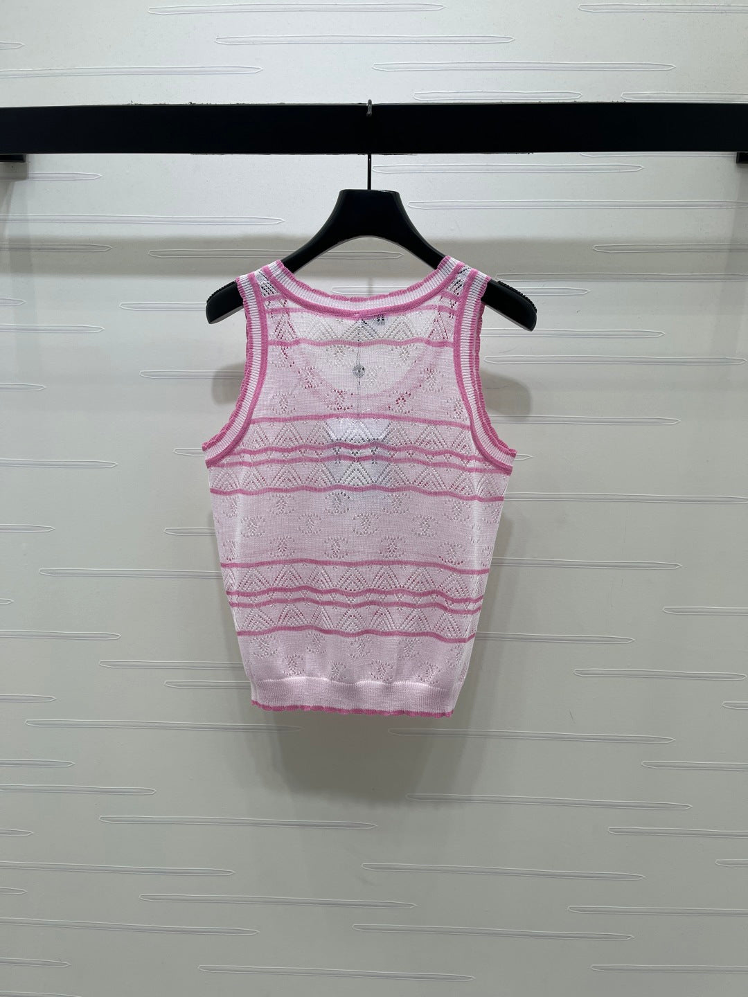 CC Openwork Knit Tank Top Tencel 406475