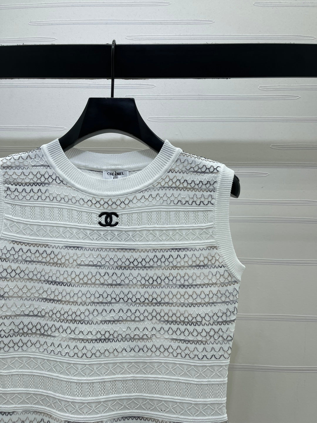 CC 25S Logo Sleeveless Knit Mini Dress Wool 406439