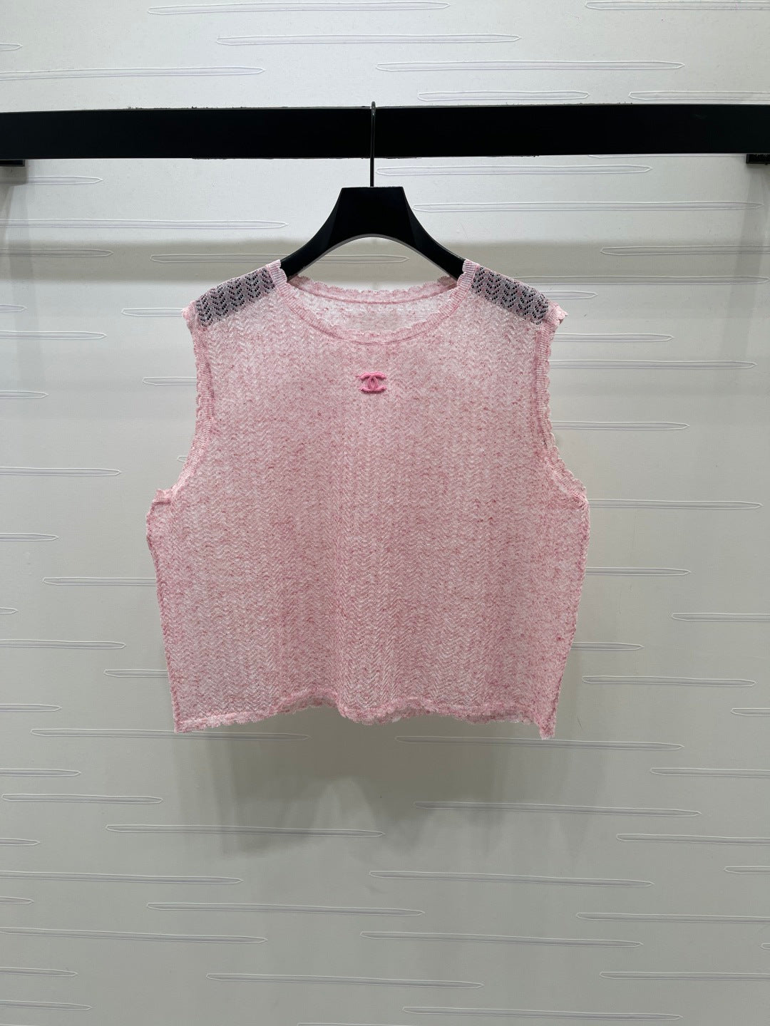 CC Knit Vest & T-Shirt Set Polyester 406436