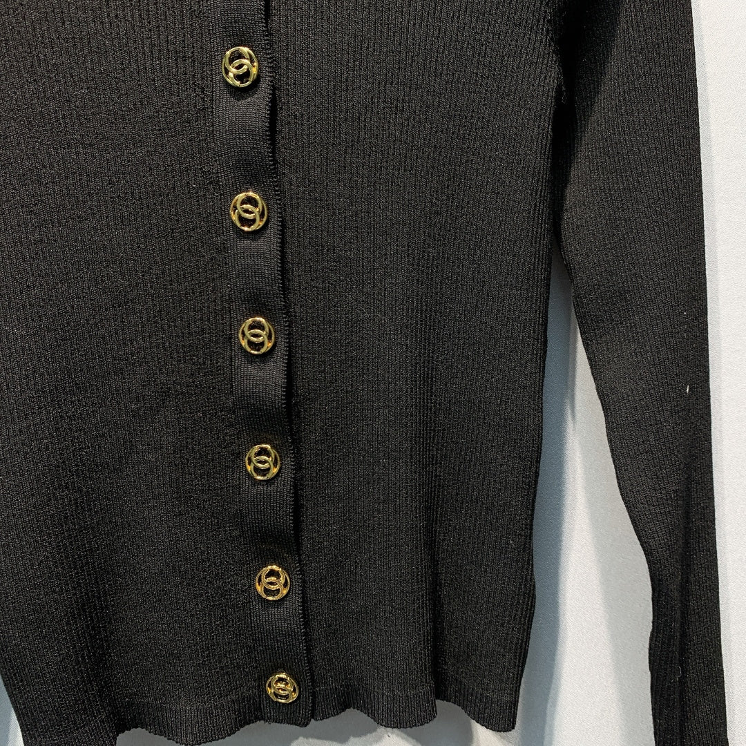 CC Ribbed Cardigan Tencel 411466