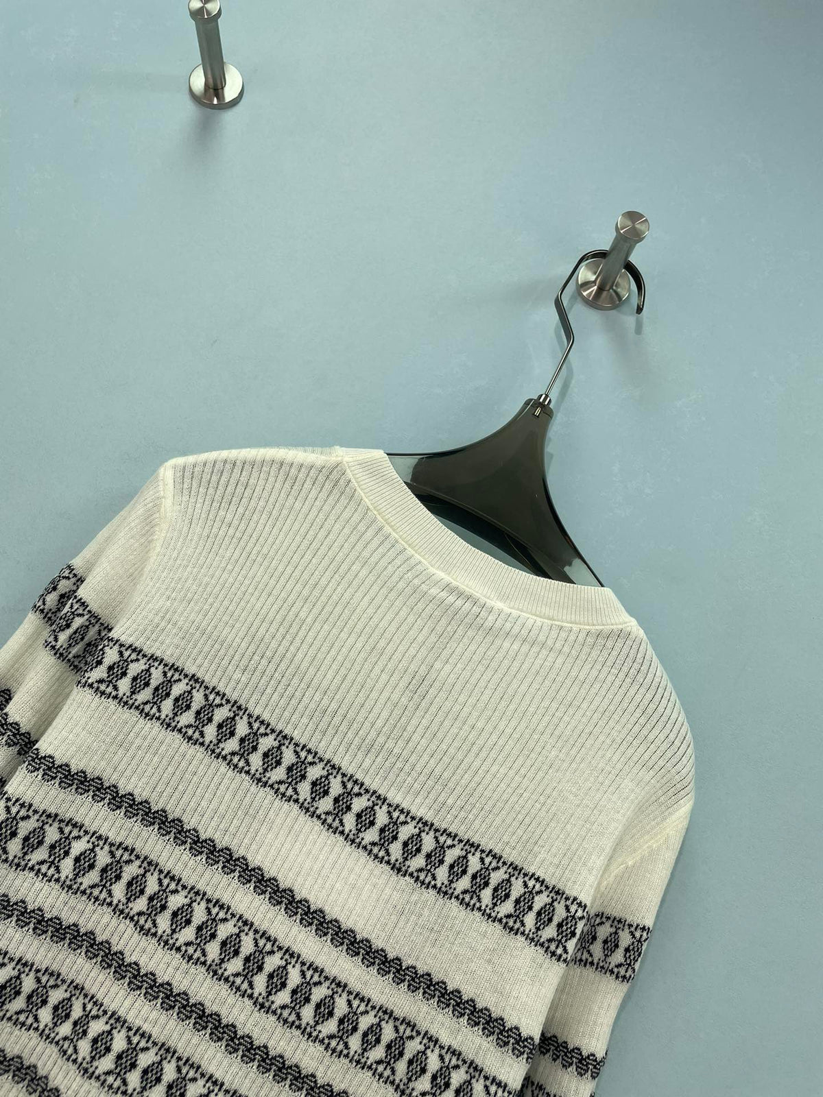 CC Geometric Crewneck Sweater Wool 747518