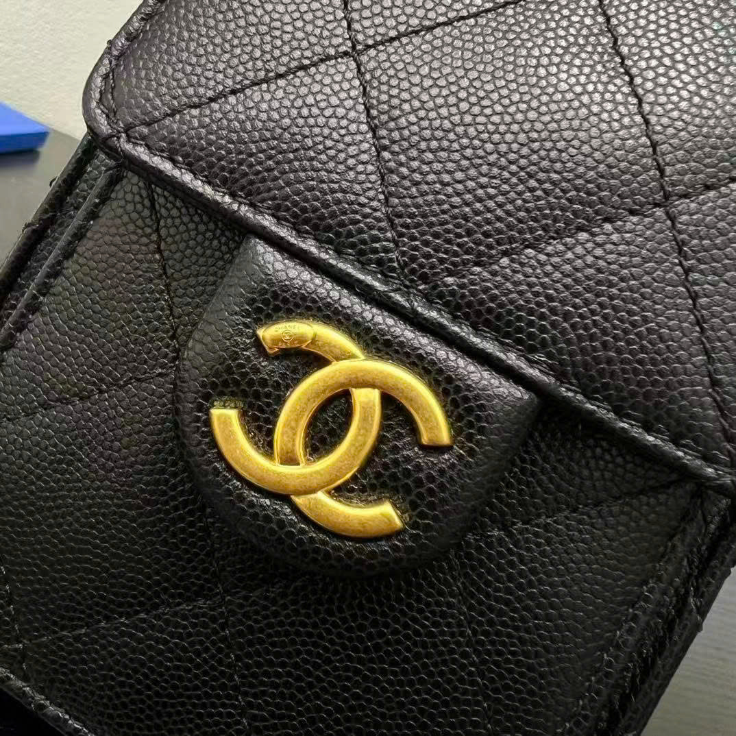 CC 26s Hobo Bag 22cm Black Caviar GHW (Best Version)