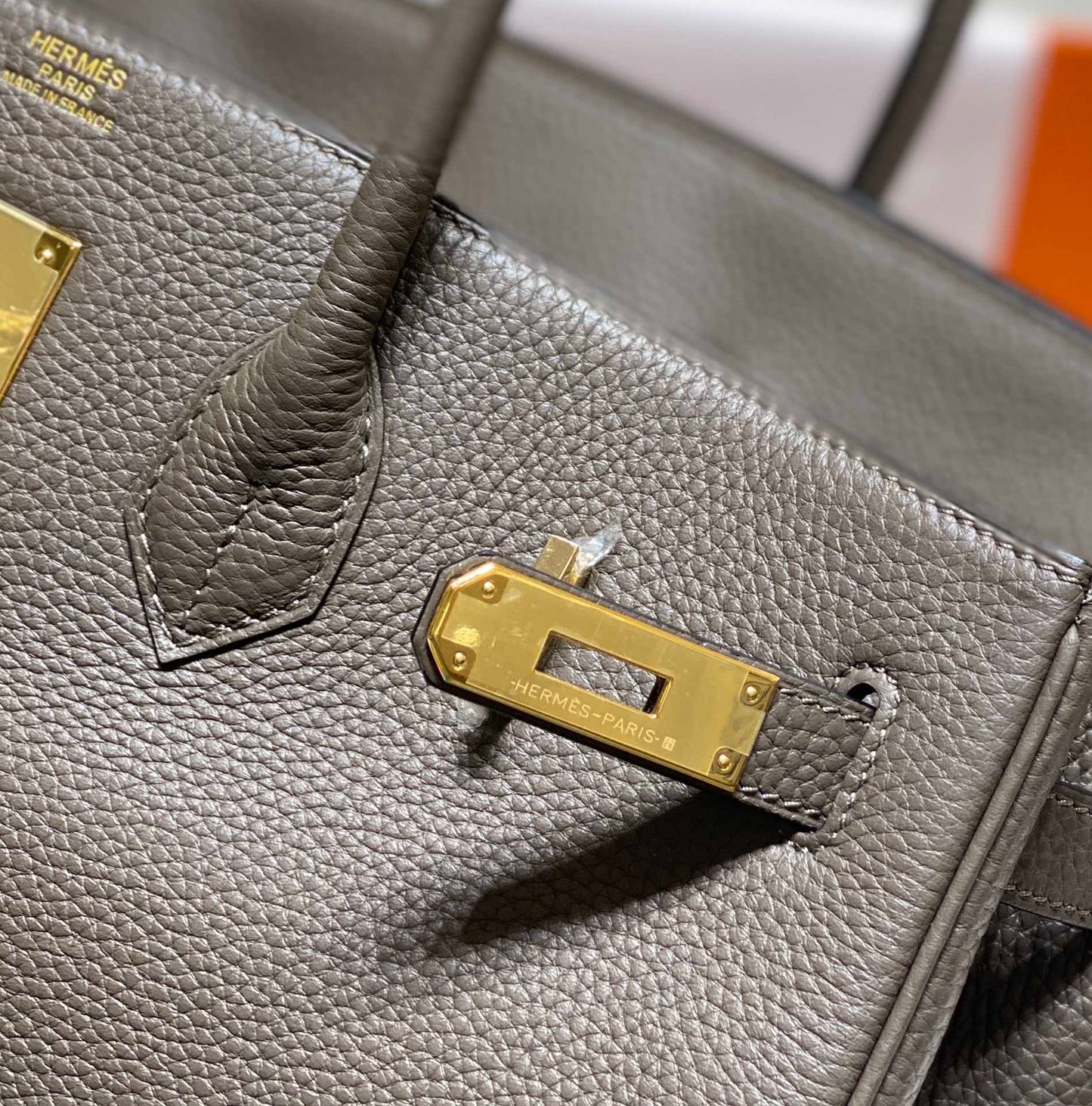HM BIRKIN 35CM DARK GREY TOGO LEATHER GOLD HARDWARE