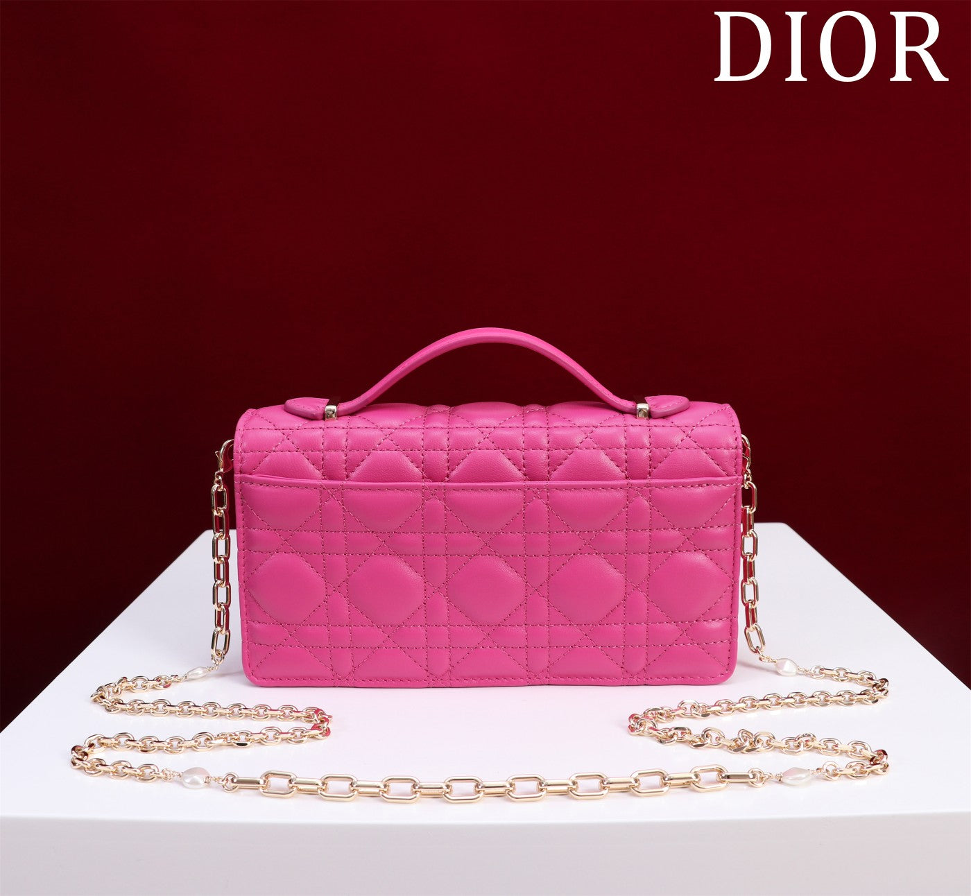 my cd mini 21 pink lambskin