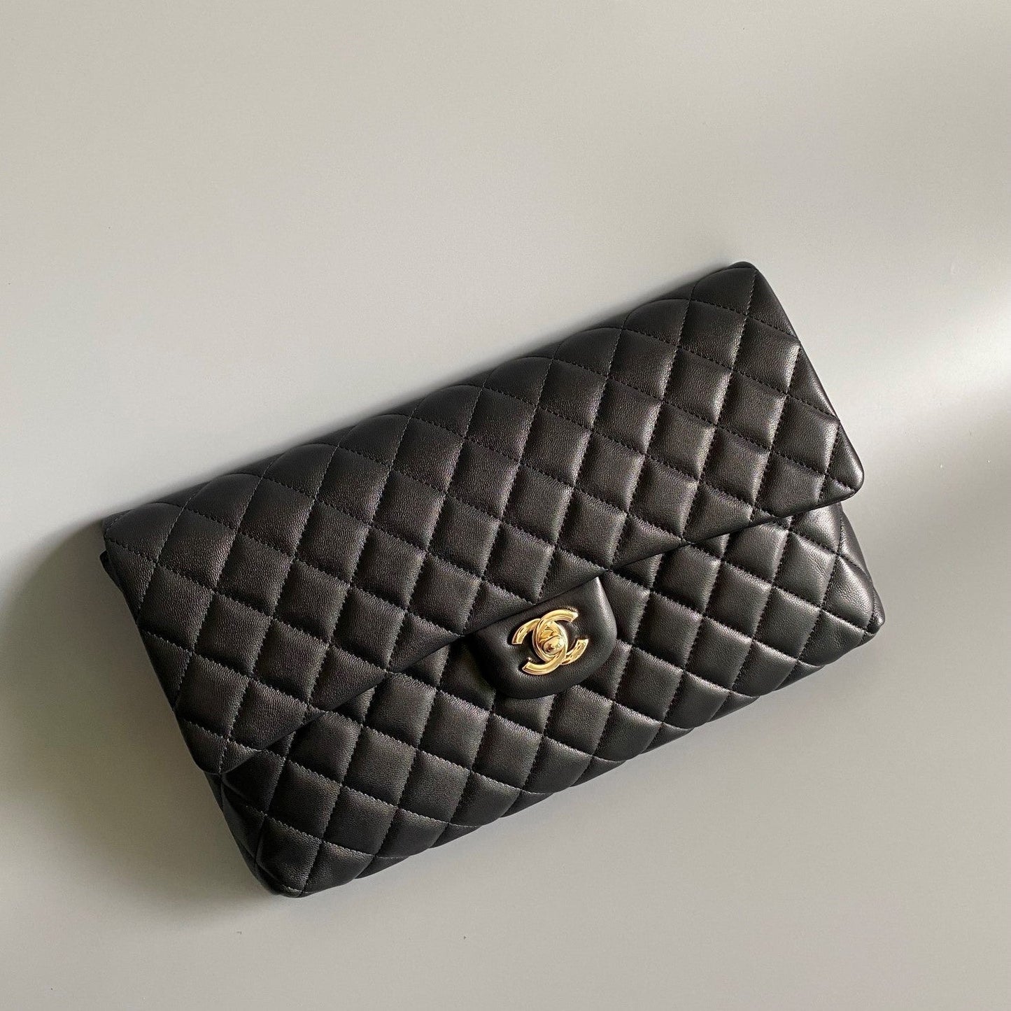 CC Handbag 28cm Black Lambskin