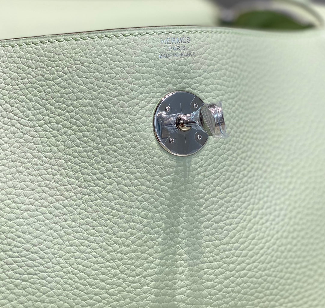 HM LINDY 26 BAG MINT TAURILLON CLEMENCE LEATHER