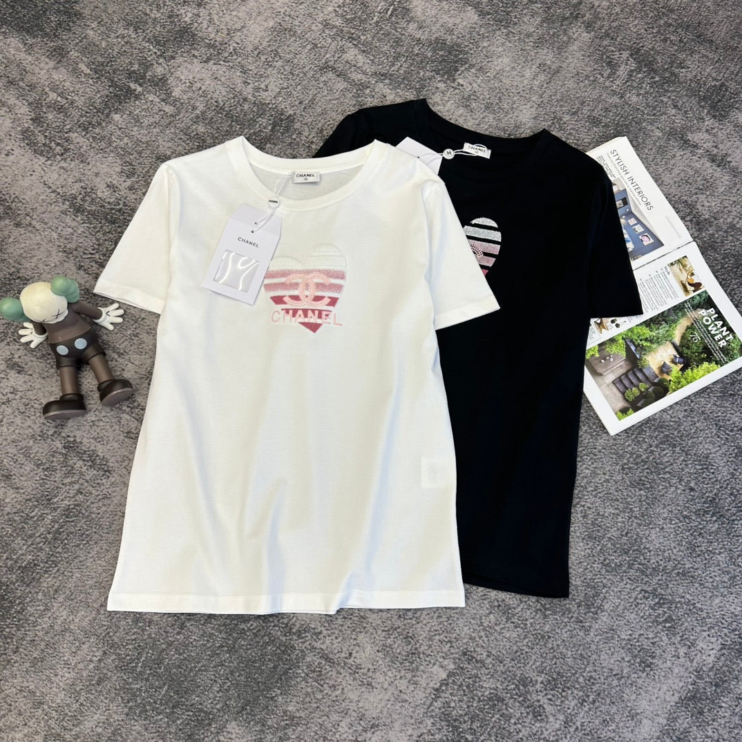 CC SS26 Heart Logo T-shirt Cotton 350629