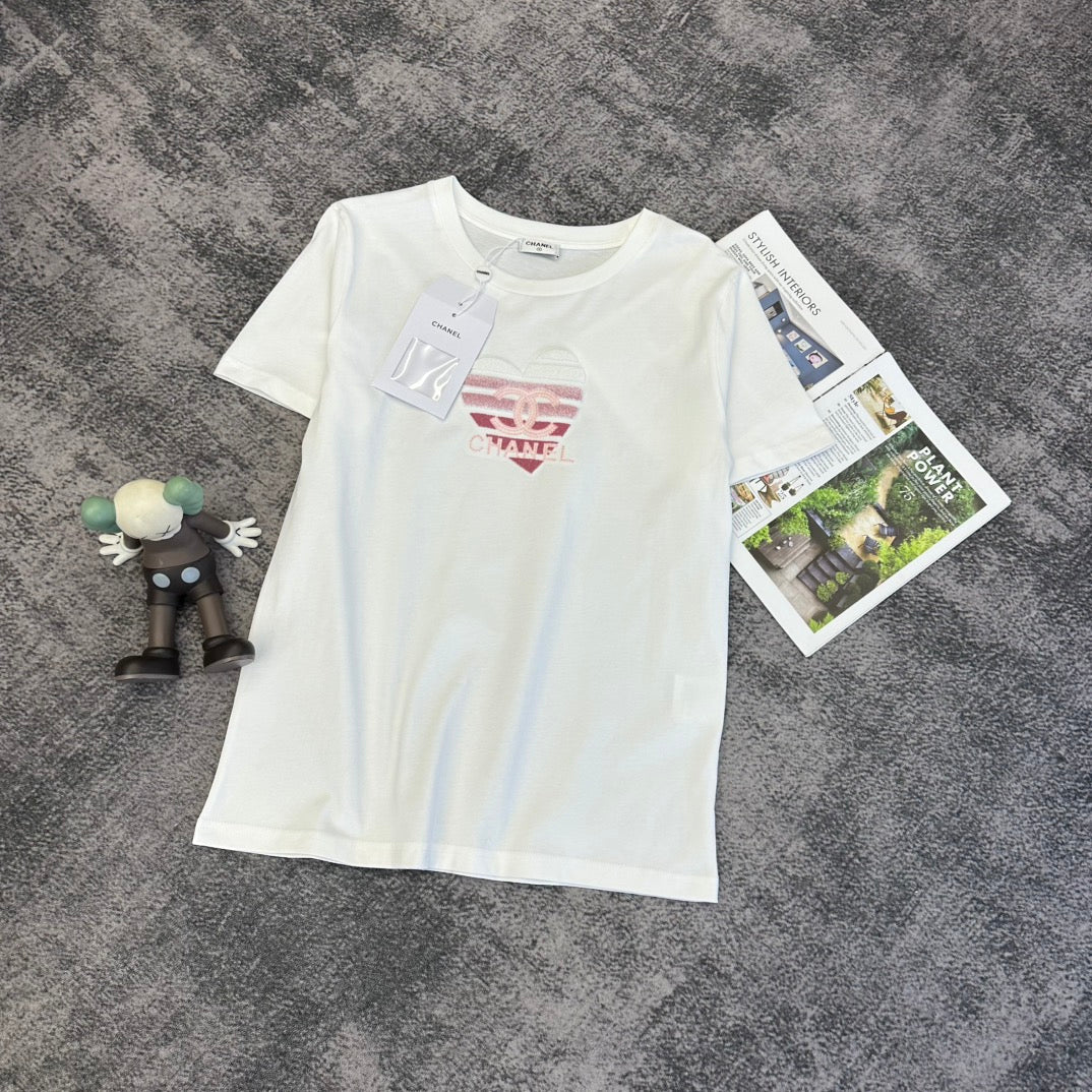 CC SS26 Heart Logo T-shirt Cotton 350629