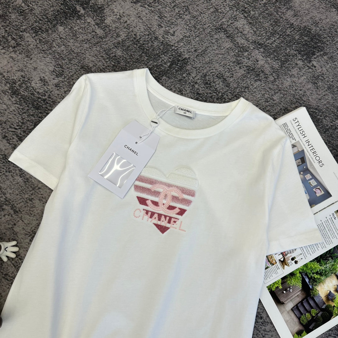 CC SS26 Heart Logo T-shirt Cotton 350629