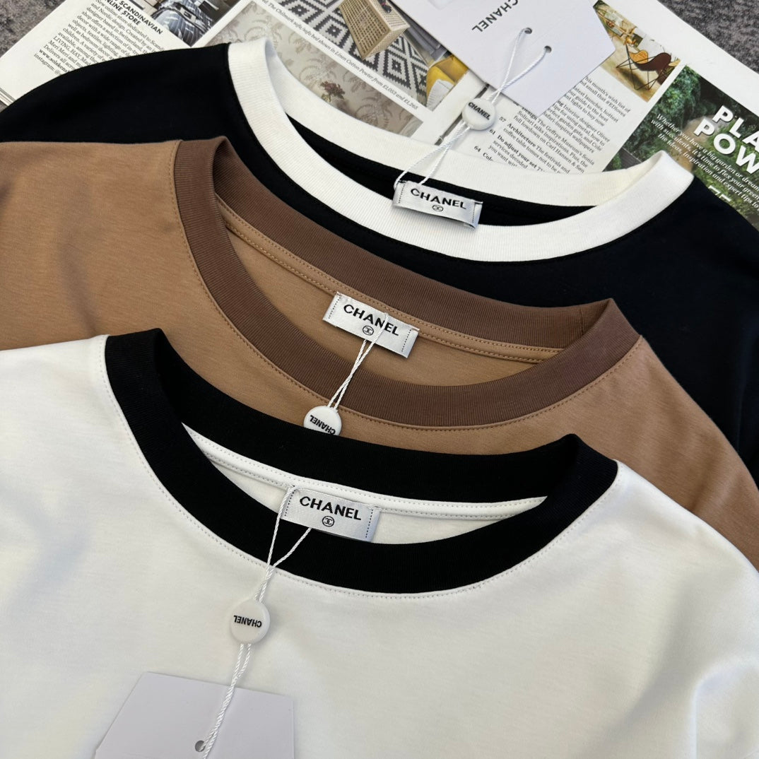 CC SS26 CC Logo Ringer T-shirt Cotton 350539