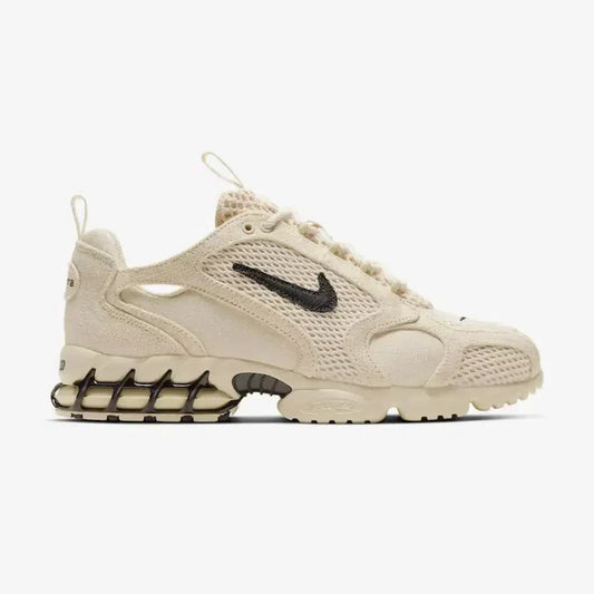 Nike x Stussy Air Zoom Spiridon Caged Fossil