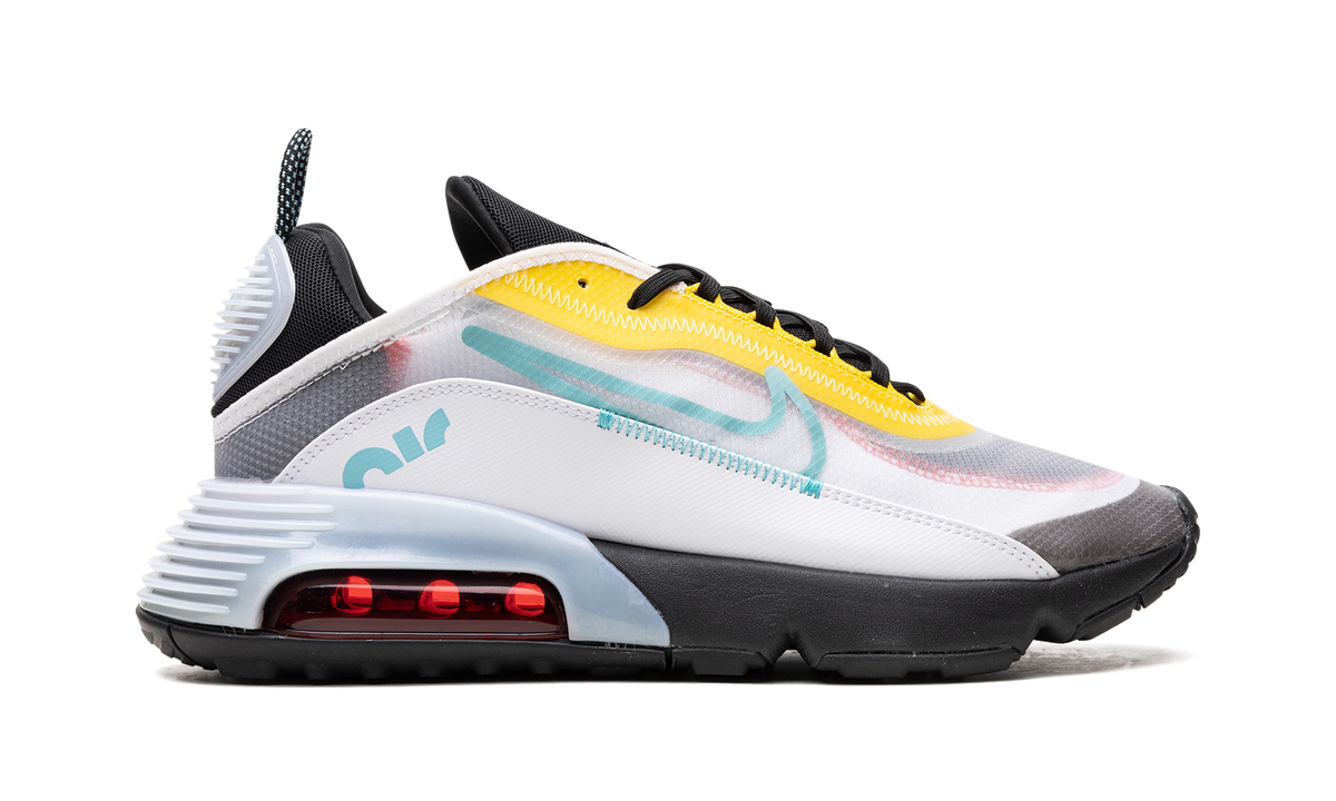 Air Max 2090 "White Speed Yellow Bleached Aqua" CT1091 100