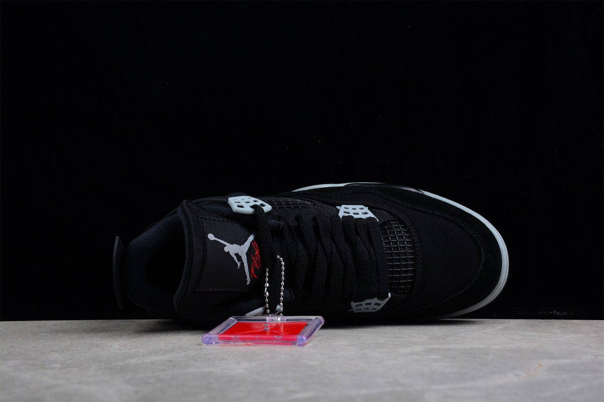 AJ 4 Retro Black Canvas