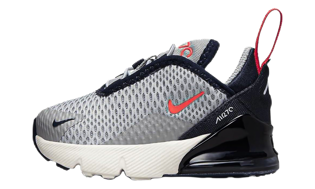 Air Max 270 TD "Light Smoke Grey Bright Crimson" DD1646 028