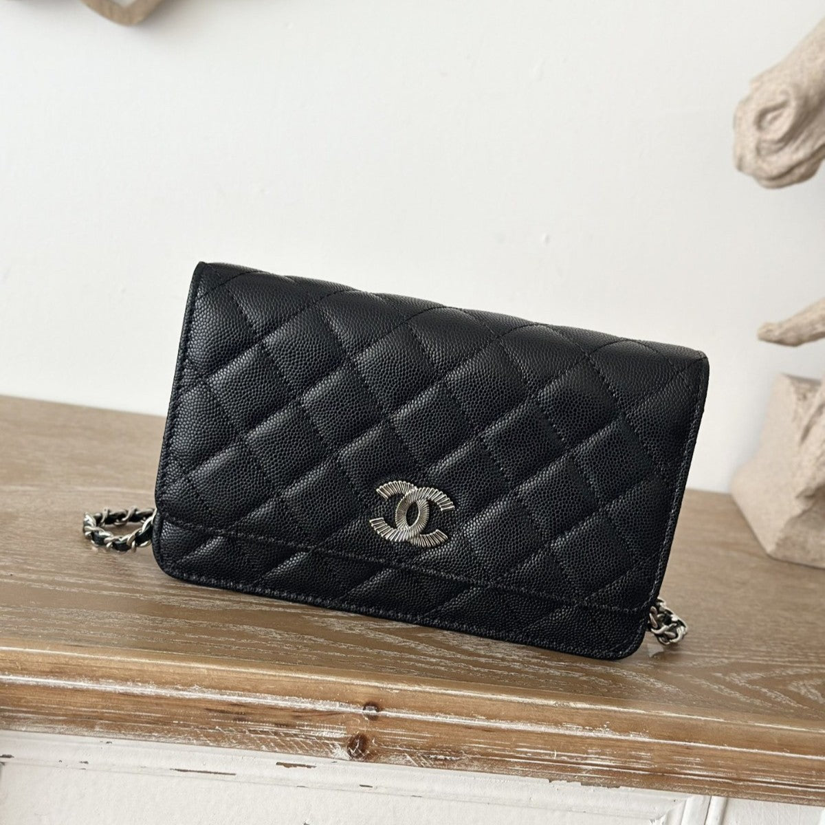 CC WOC 19cm Black Caviar Silver Hardware