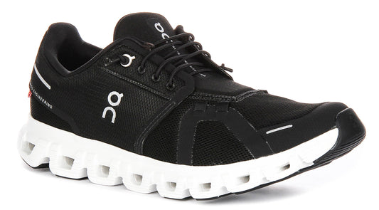 On Running Cloud 6 In Black White For Women
