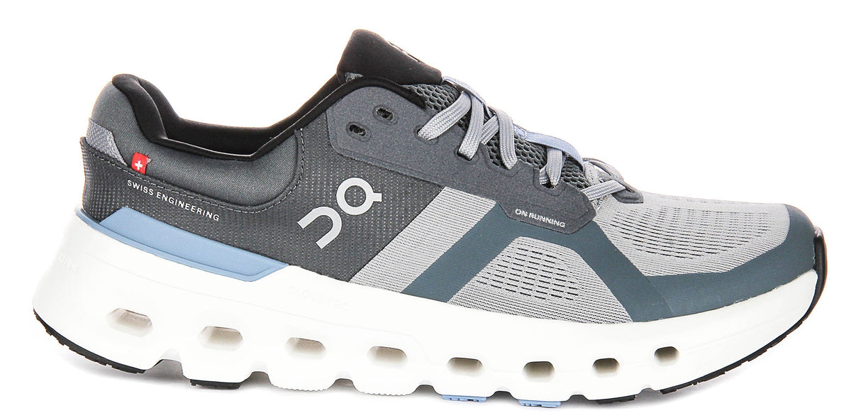 On Running Cloudrunner 2 In Grey Blue For Men