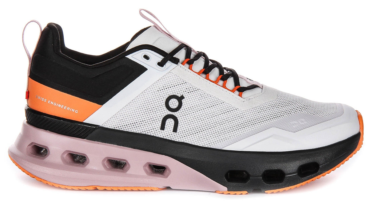 On Running Cloudnova X In Grey Orange For Women