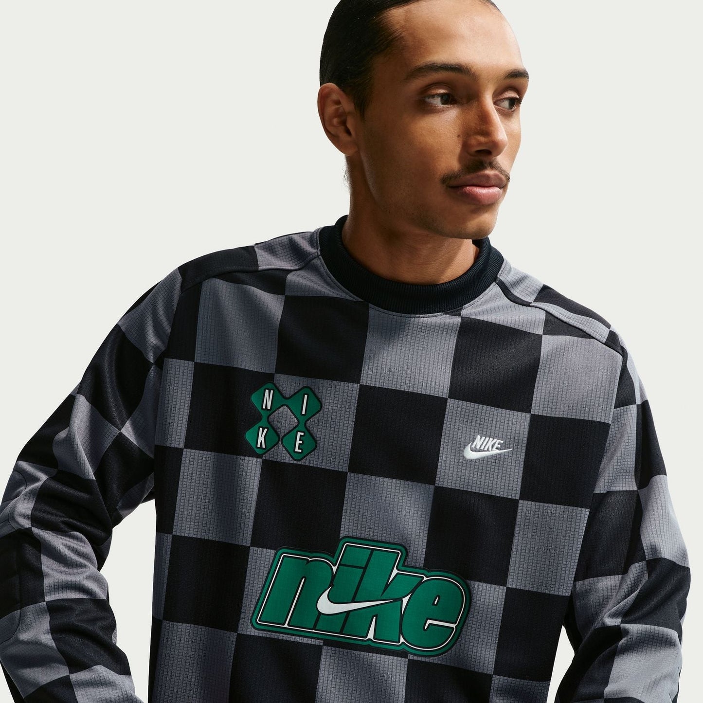 Checkered Goalie Top - Mens