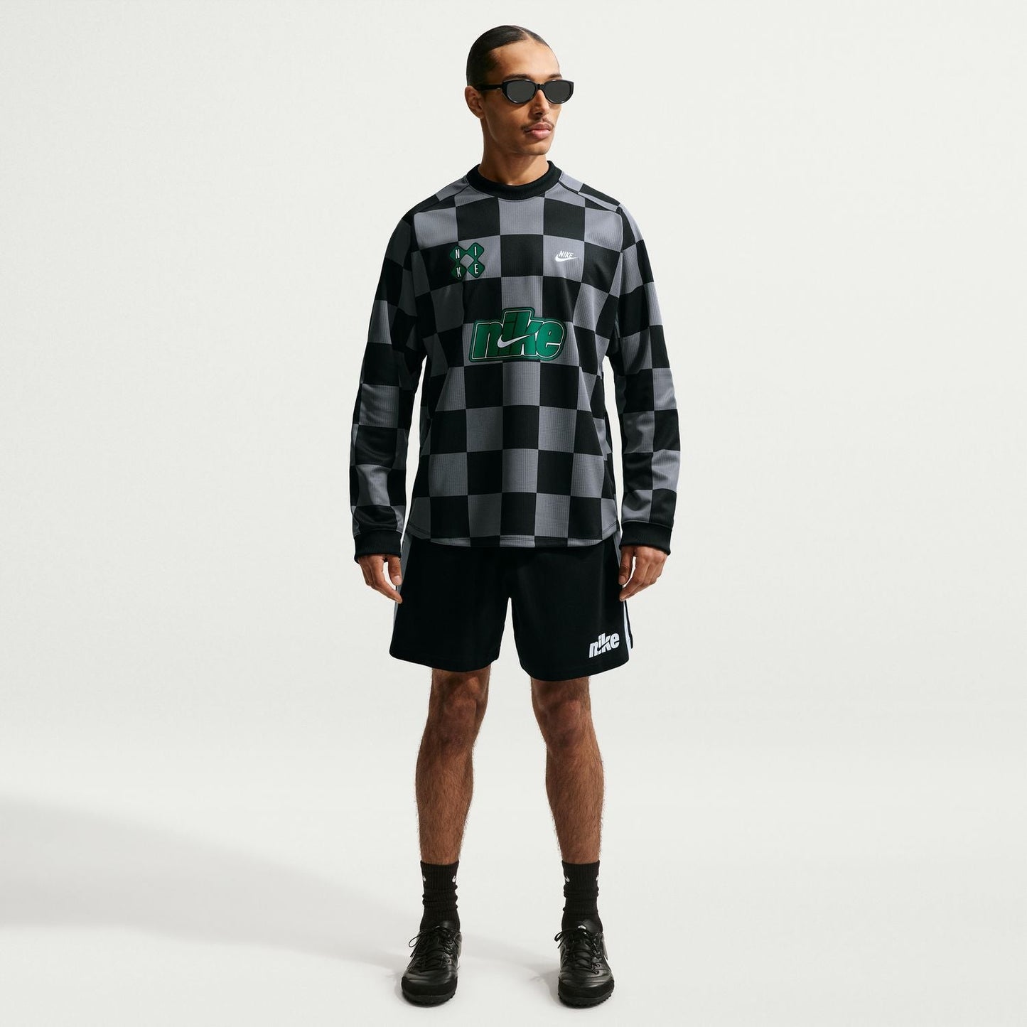 Checkered Goalie Top - Mens