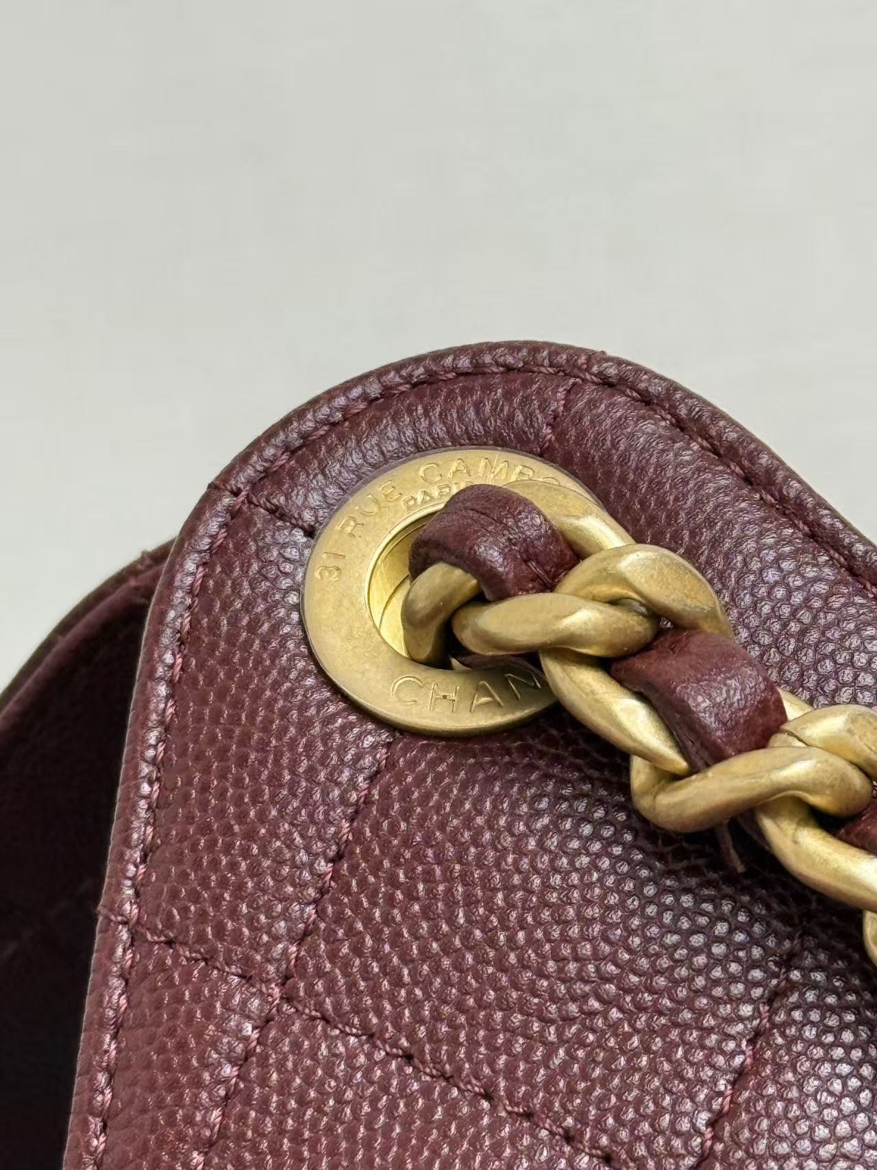 CC 25s Hobo Bag 30cm Gold Calfskin