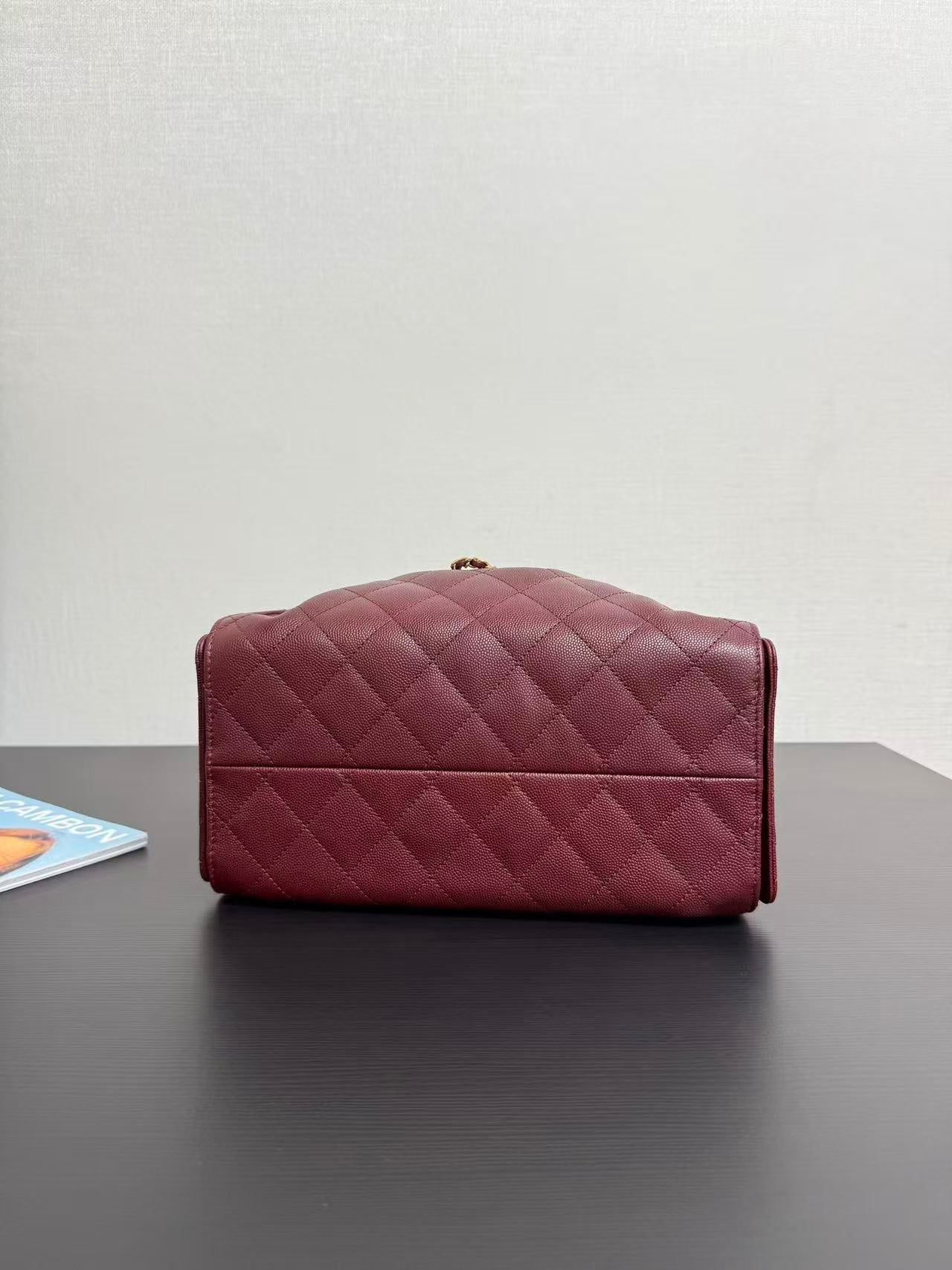 CC 25s Hobo Bag 30cm Gold Calfskin