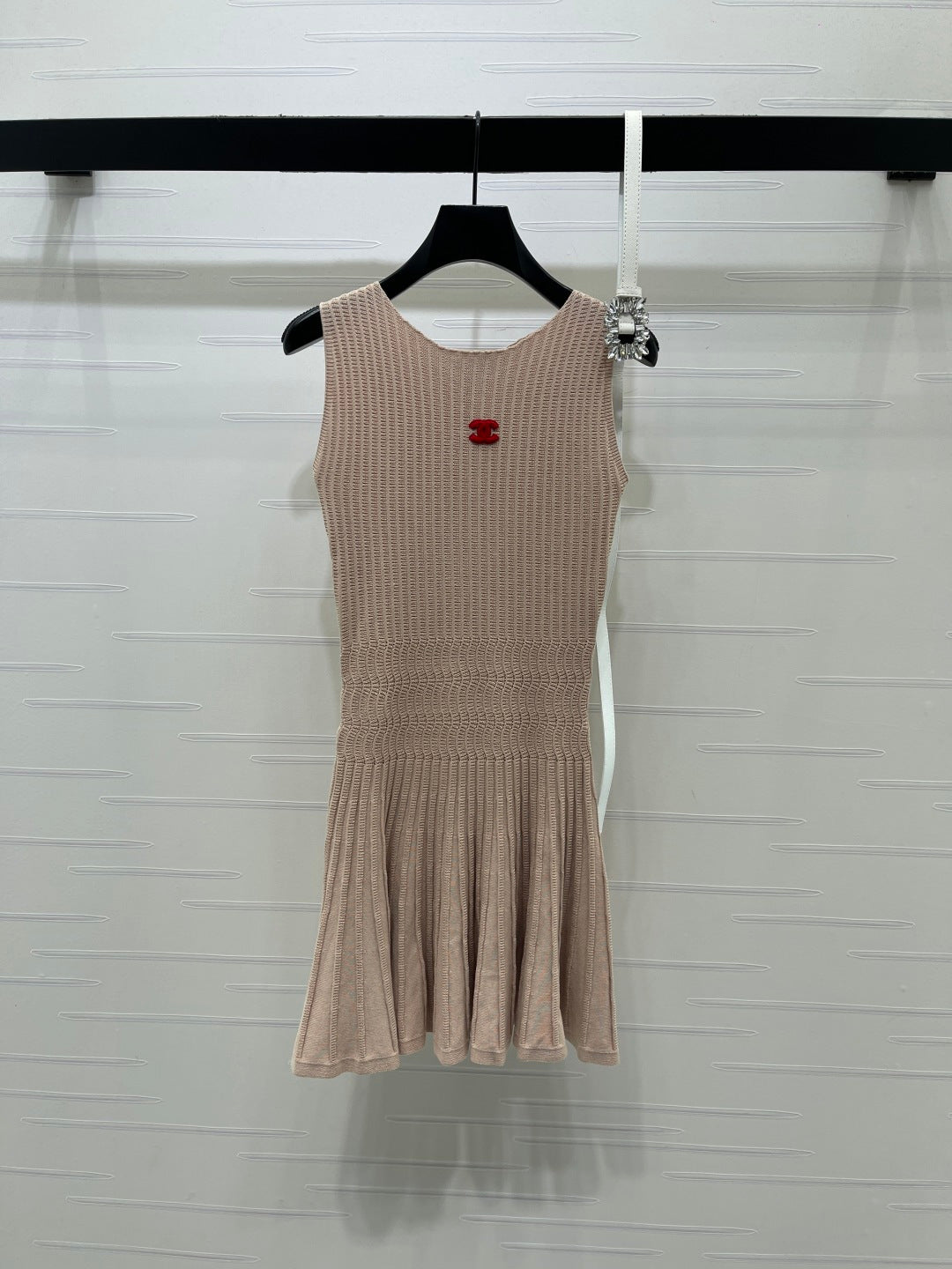 CC Knit Fit & Flare Sleeveless Dress Cotton 406484