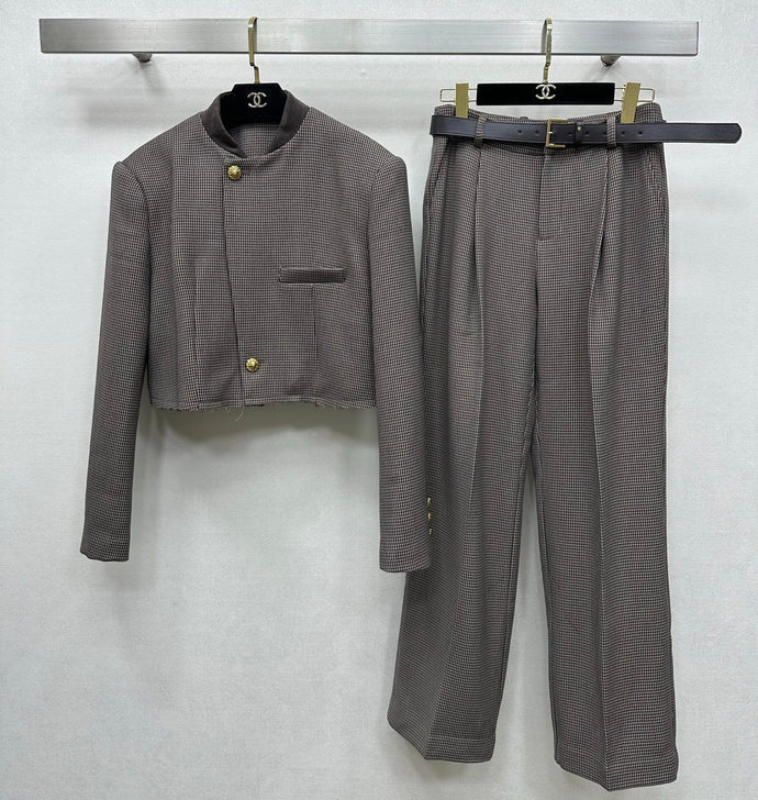 Chanel 2026 Suit Taupe Viscose Polyester