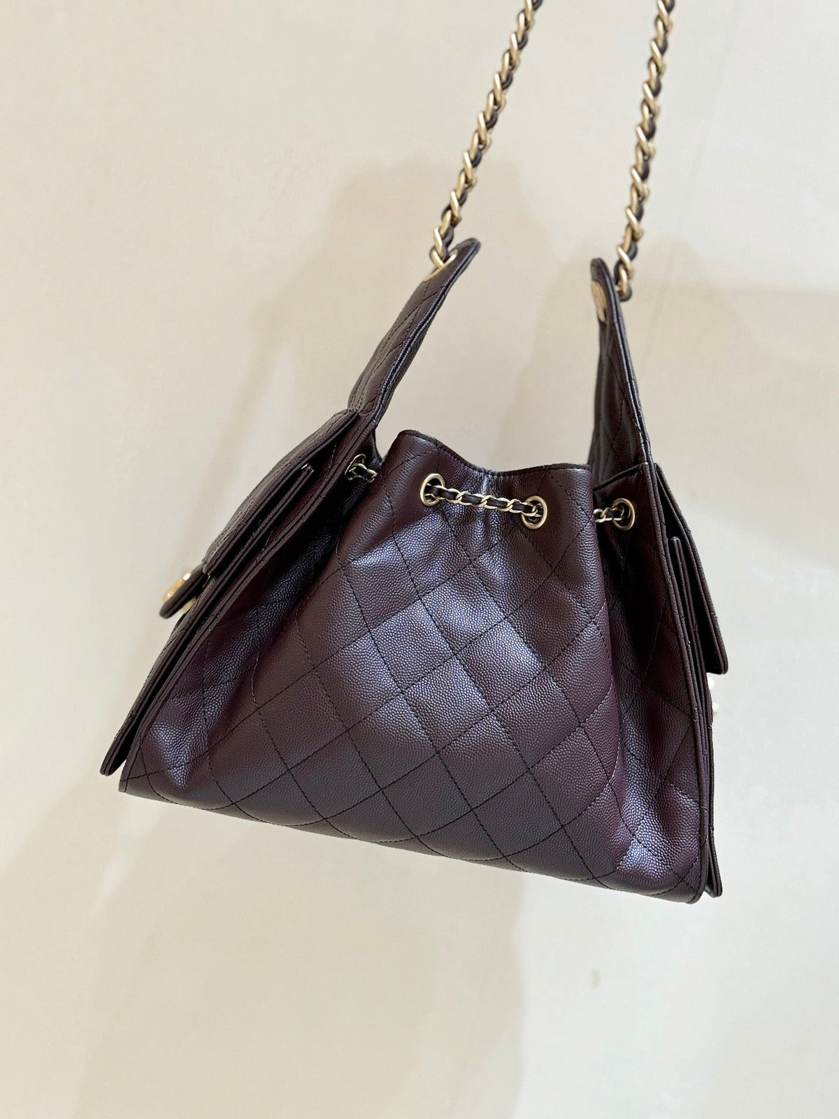 CC 26s Hobo Small Bag Chocolate Caviar GHW (Best Version)