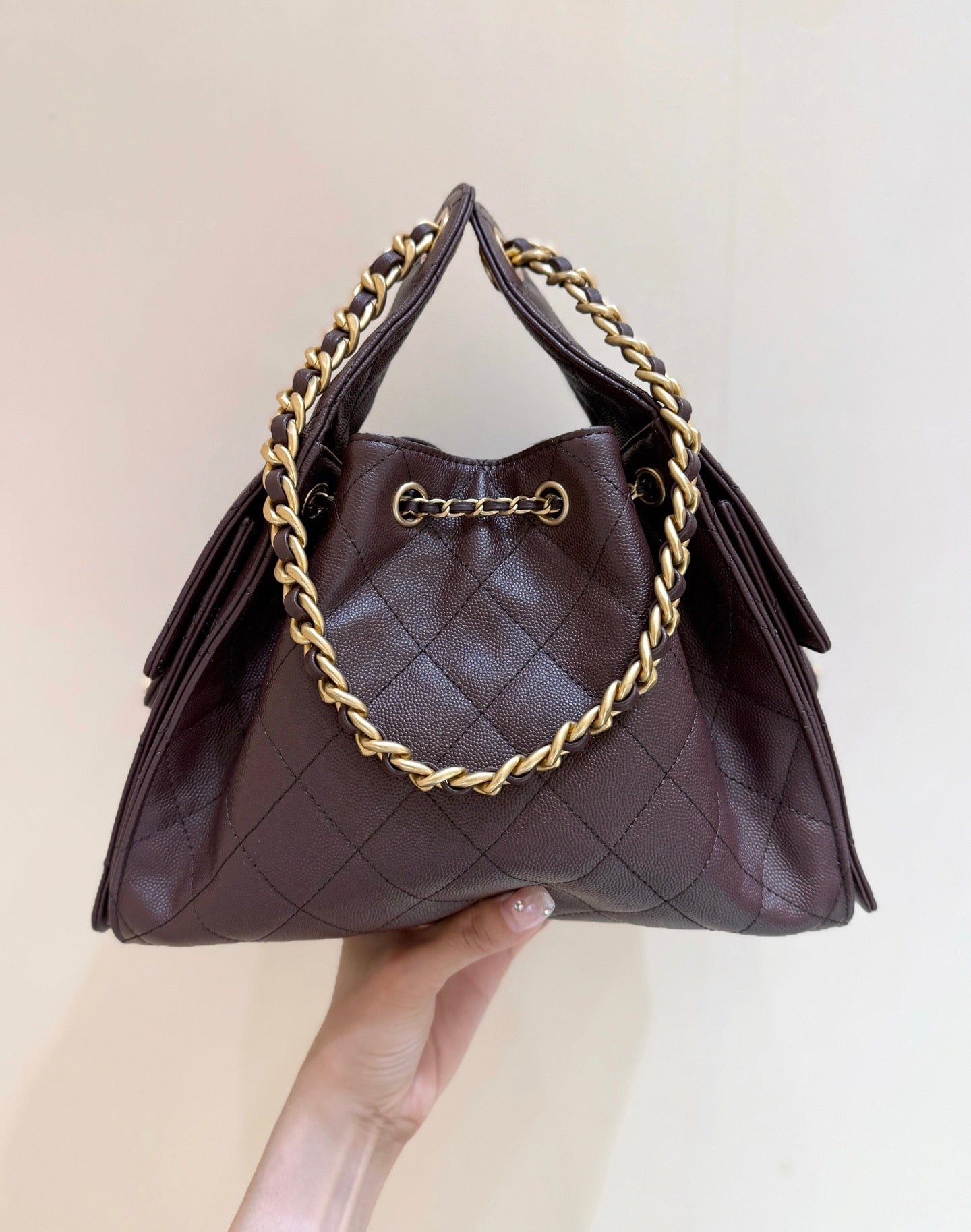 CC 26s Hobo Small Bag Chocolate Caviar GHW (Best Version)