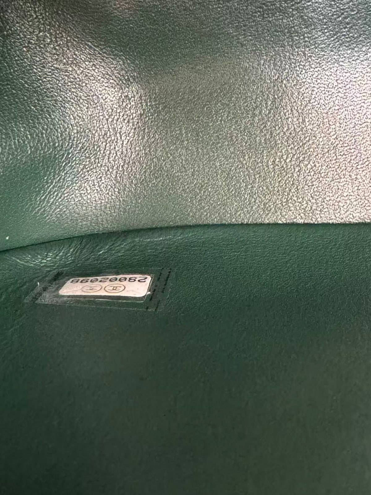 CC Mini Flap Bag 20cm Teal Green Crocodile (Need production time)