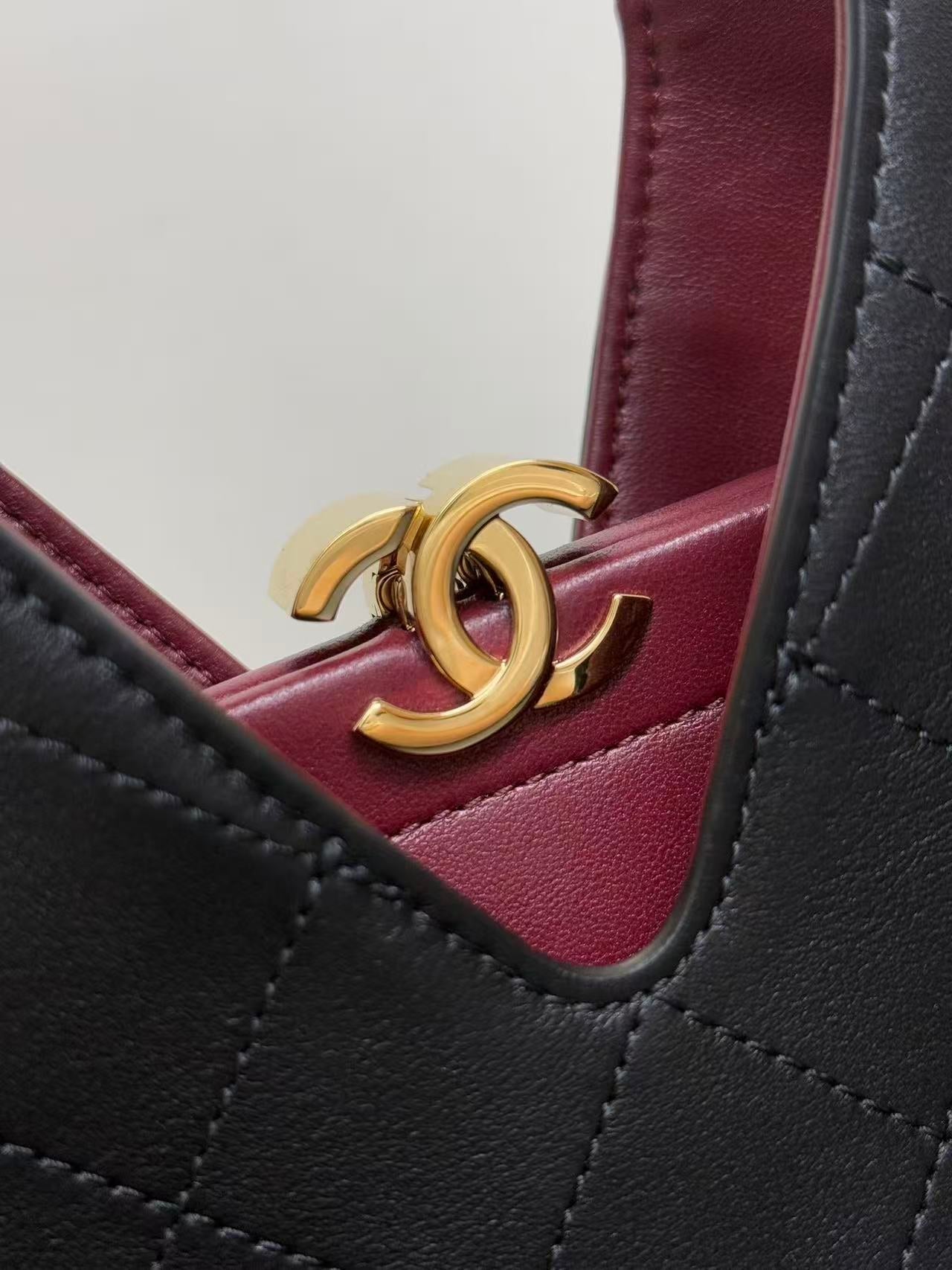 Chanel 2026 Shopping Bag Black Calfskin