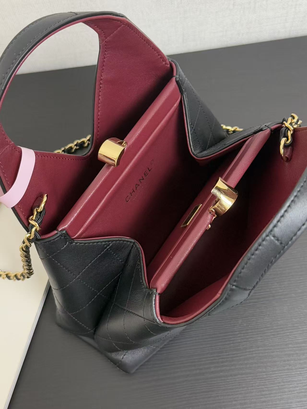 Chanel 2026 Shopping Bag Black Calfskin