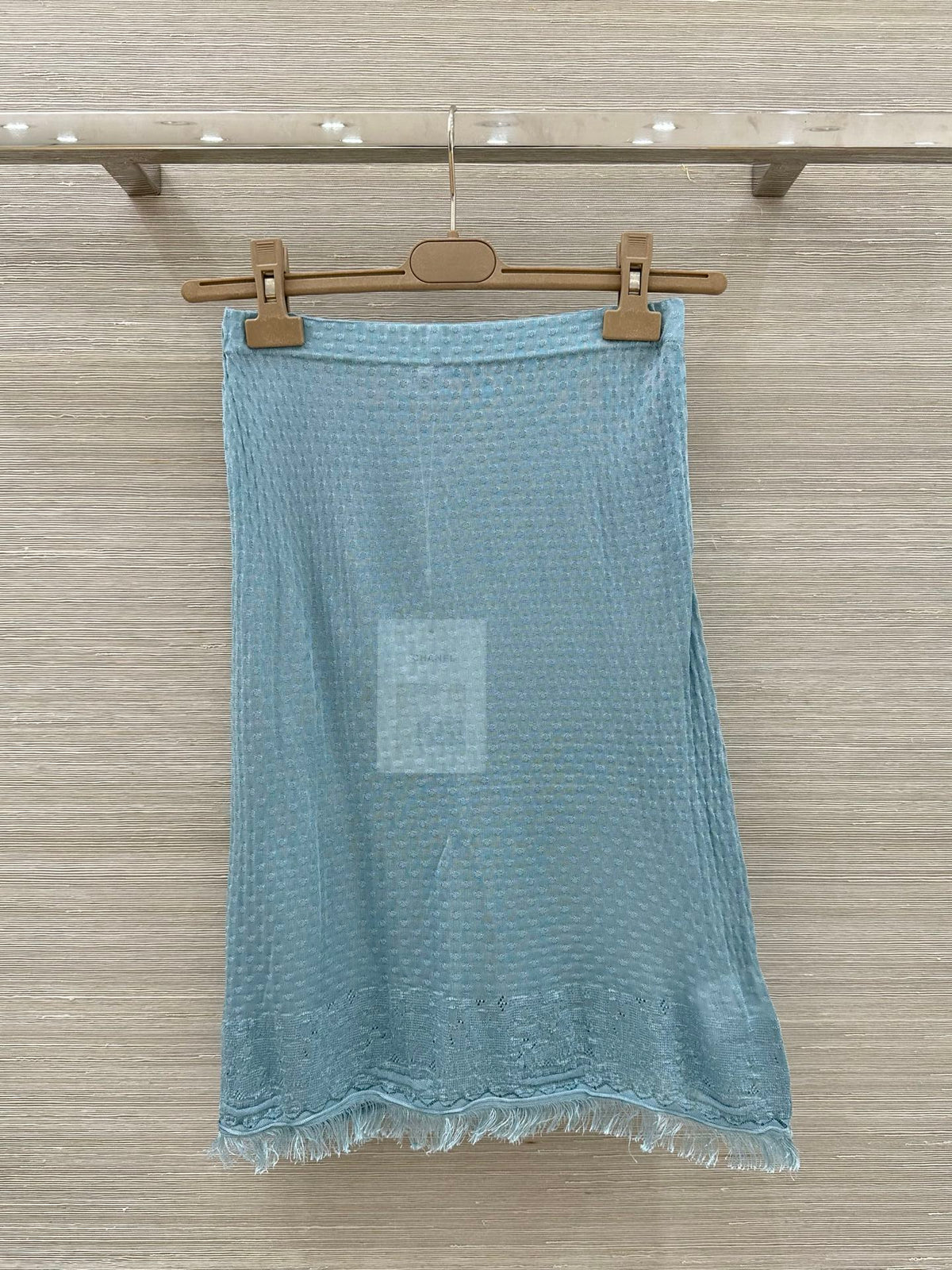 CC Set Top & Skirt Blue in Viscose 207949