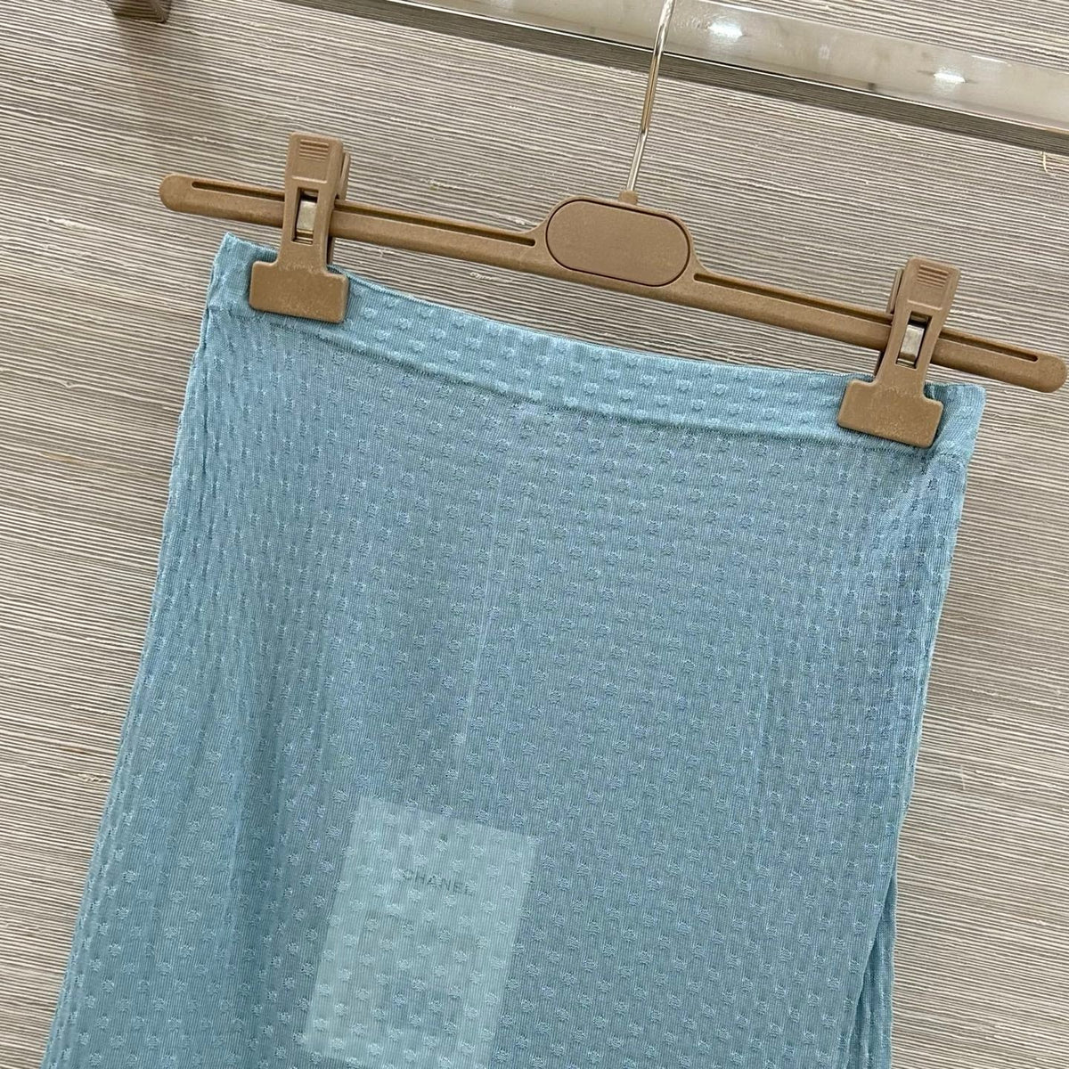 CC Set Top & Skirt Blue in Viscose 207949