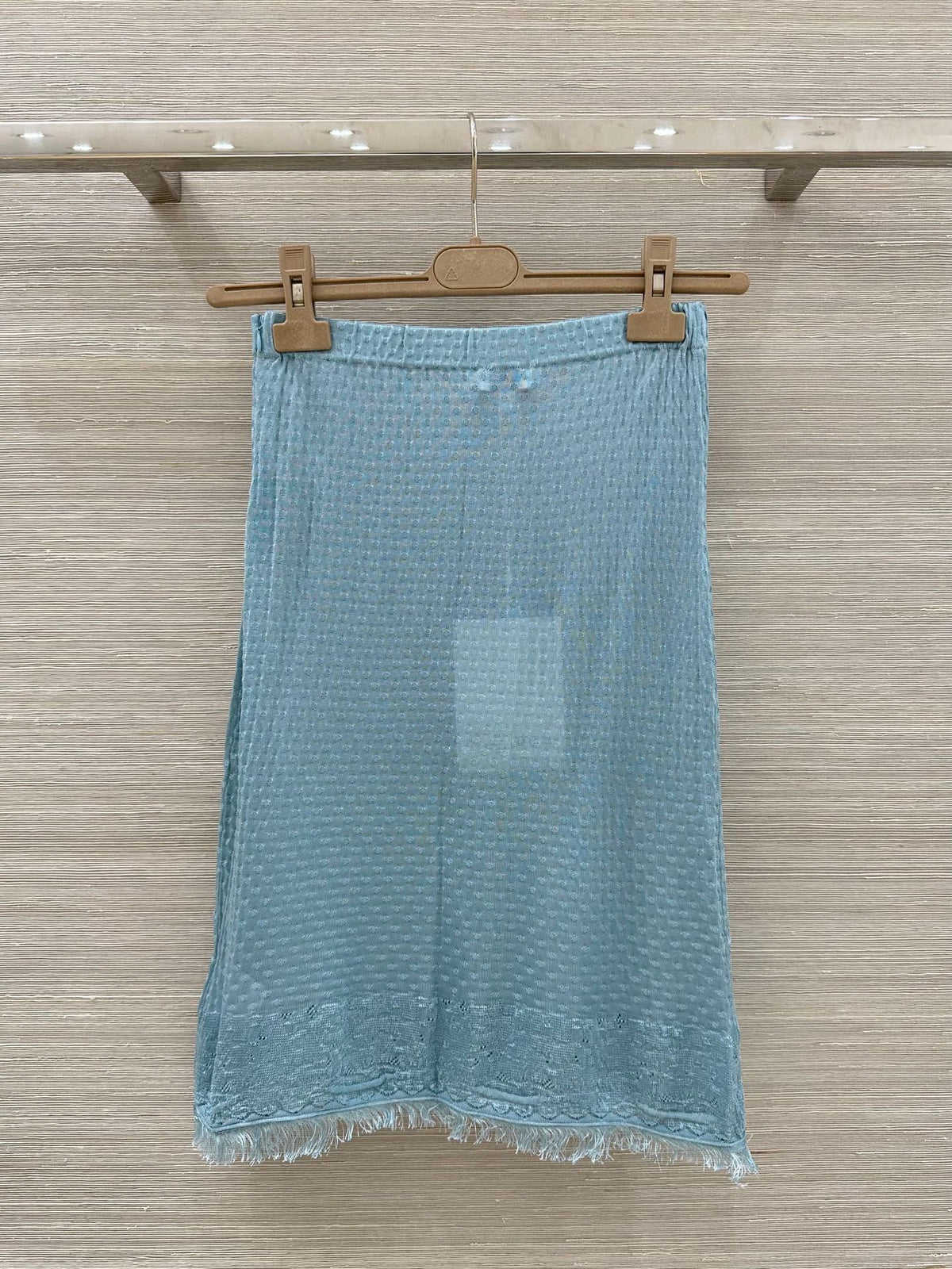 CC Set Top & Skirt Blue in Viscose 207949