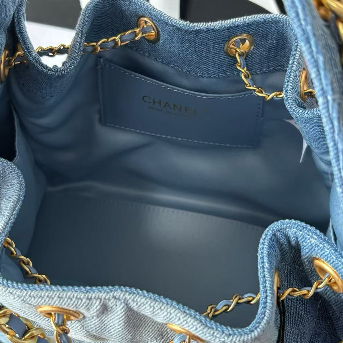 CC 25C Hobo Bags 26cm Blue Denim
