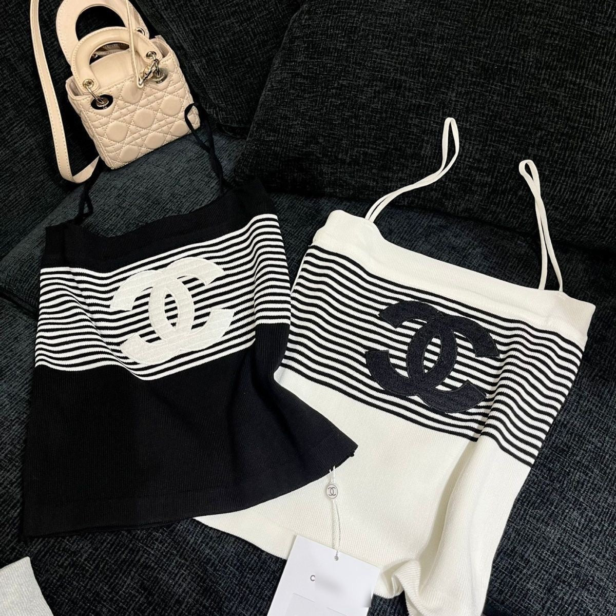 CC S24 Striped Camisoles Cotton
