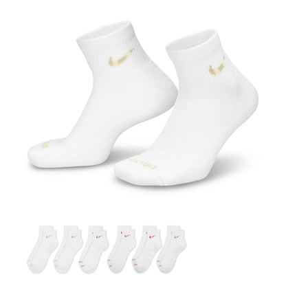 6 Pack Unisex Everyday Plus Cushioned Quarter
