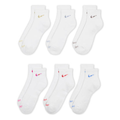 6 Pack Unisex Everyday Plus Cushioned Quarter