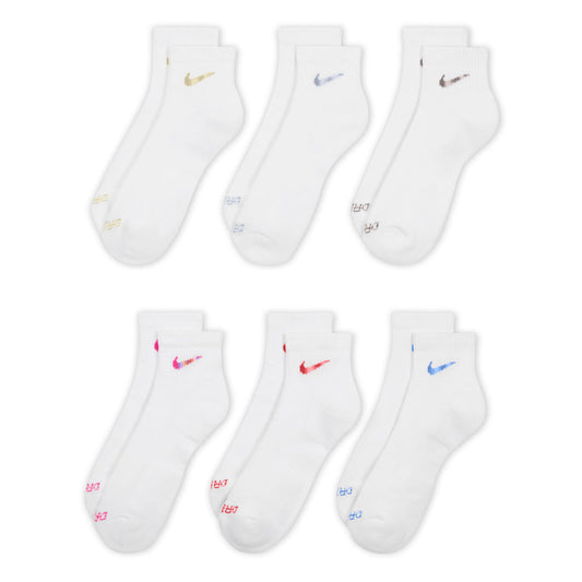6 Pack Unisex Everyday Plus Cushioned Quarter