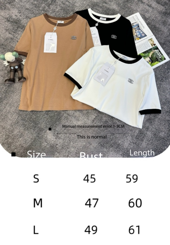 CC SS26 CC Logo Ringer T-shirt Cotton 350539